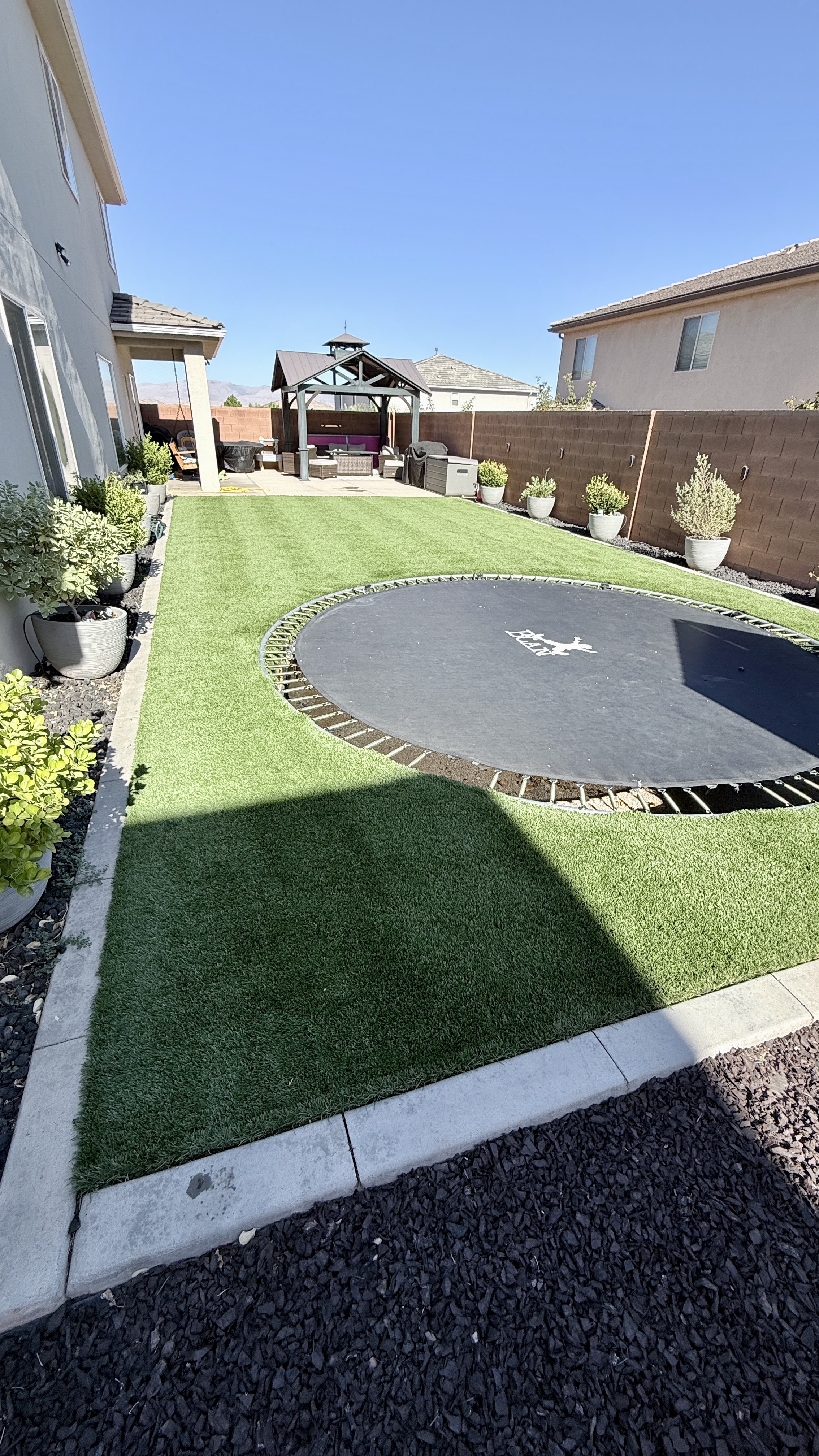 Professional turf cleaning before and after St. George